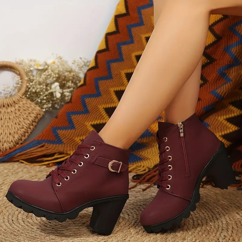 Women's Retro Chic Ankle Boots
