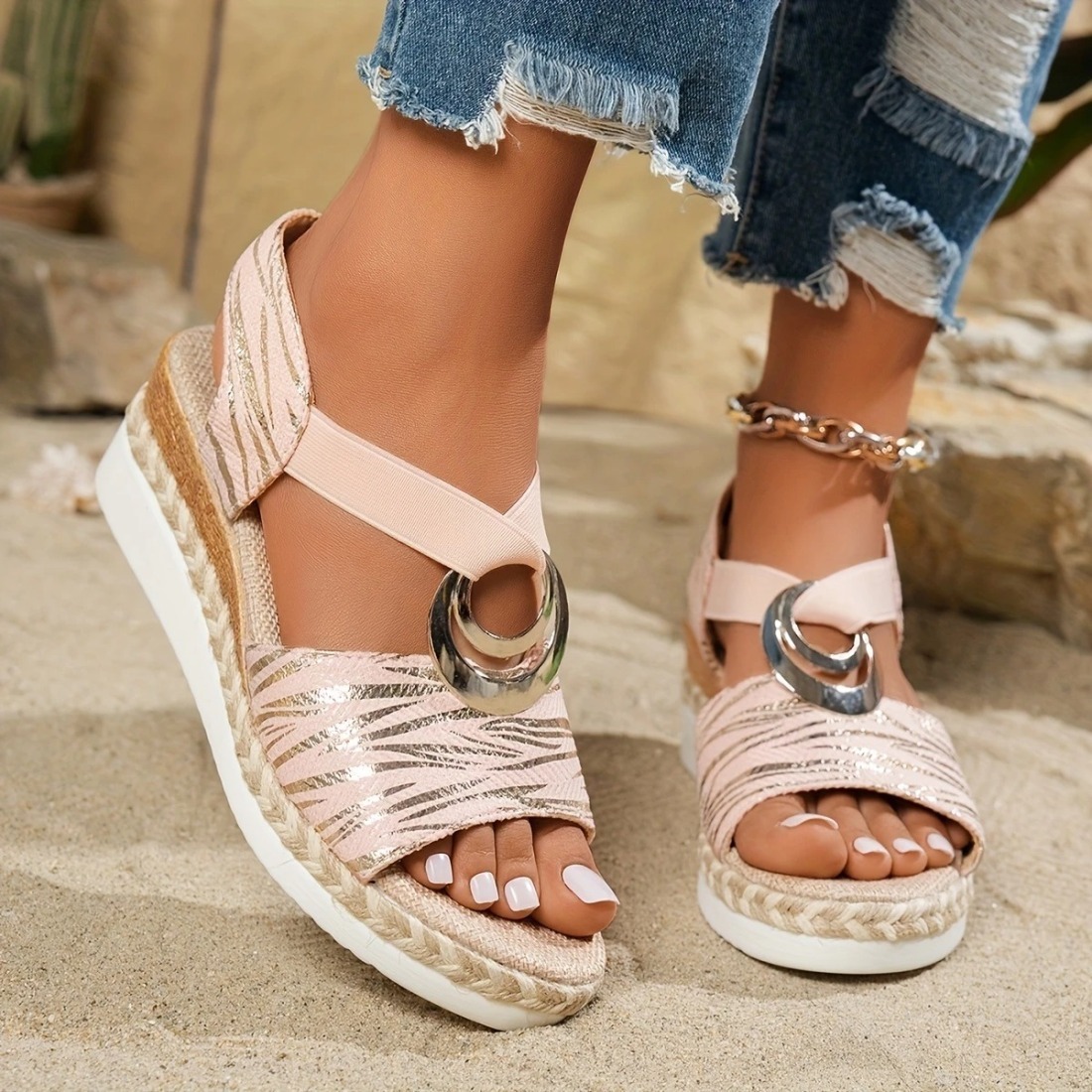 Women's Espadrille Wedge Sandals