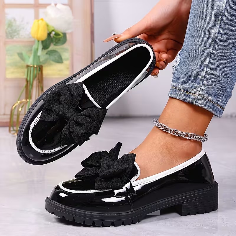 Women's British Vintage Penny Loafers