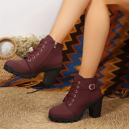 Women's Retro Chic Ankle Boots