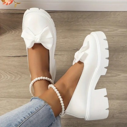 Women's Solid Color Elegant Loafers