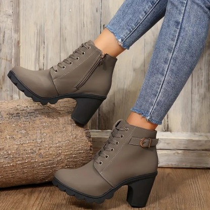 Women's Retro Chic Ankle Boots