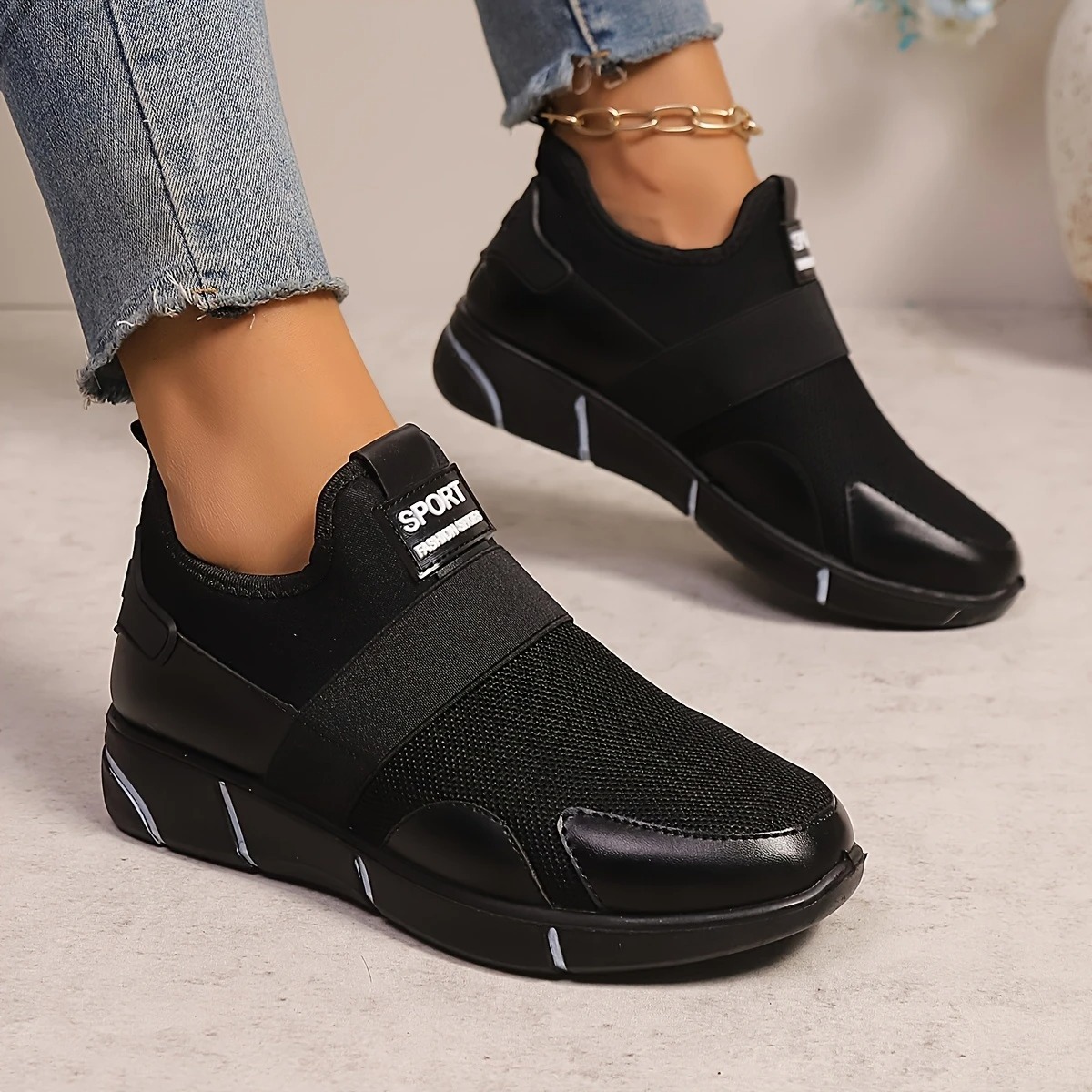 Women's Breathable Slip-On Sneakers