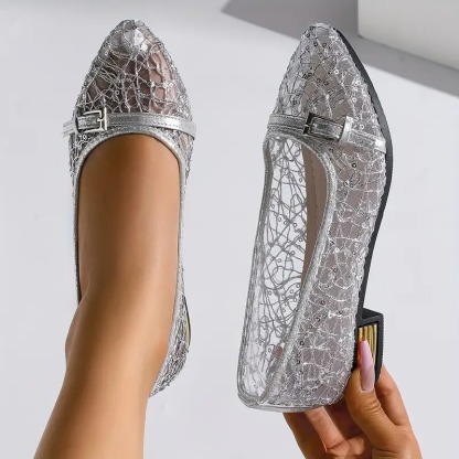 Women's Casual Mesh Lace Loafers