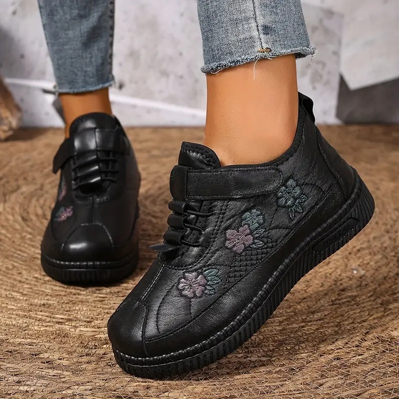 Women's Floral Outdoor Ankle Boots