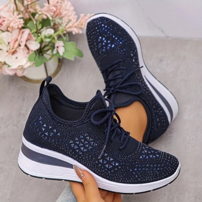 Orthopedic Rhinestones Sneakers