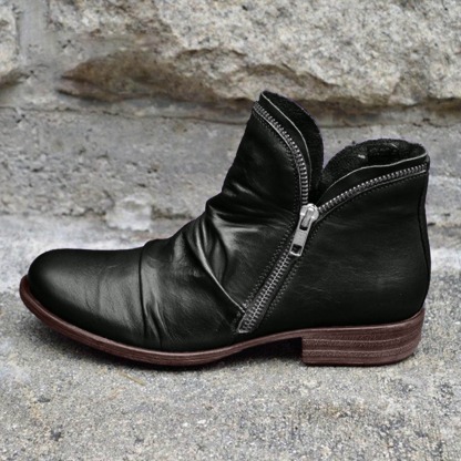 Women's Classic Double-Zip Ankle Boots