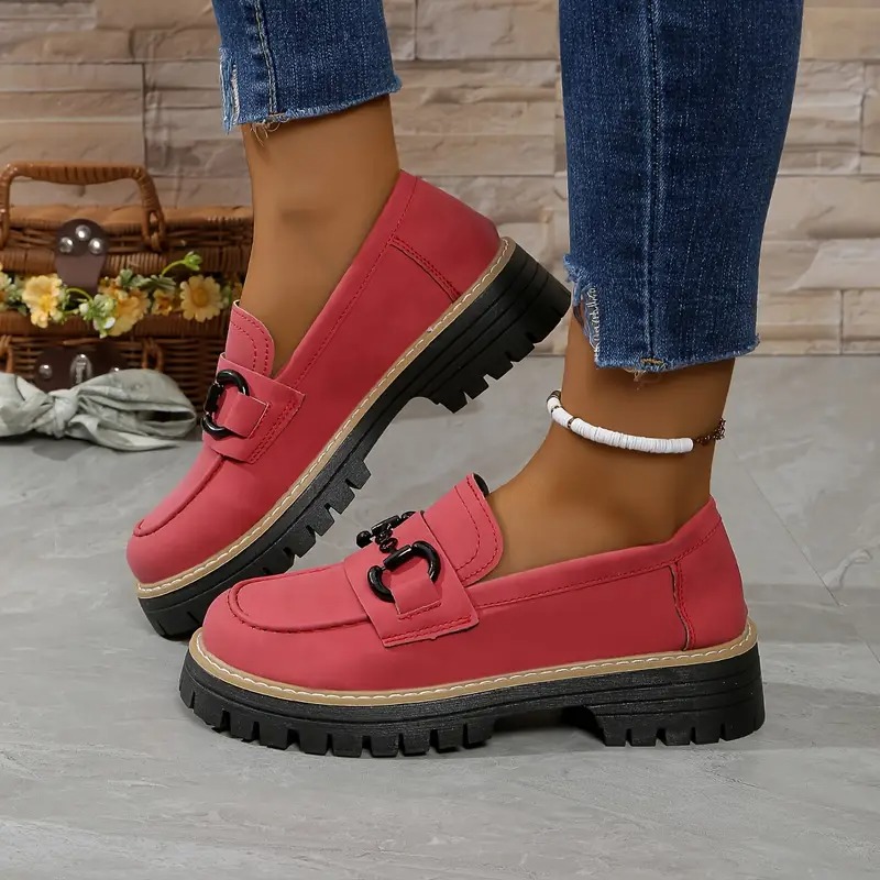Women's Elegant Thick-soled Loafers
