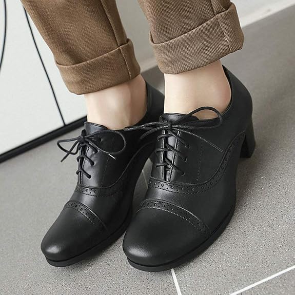 Women's Lace-Up Deep-Cut Ankle Boots