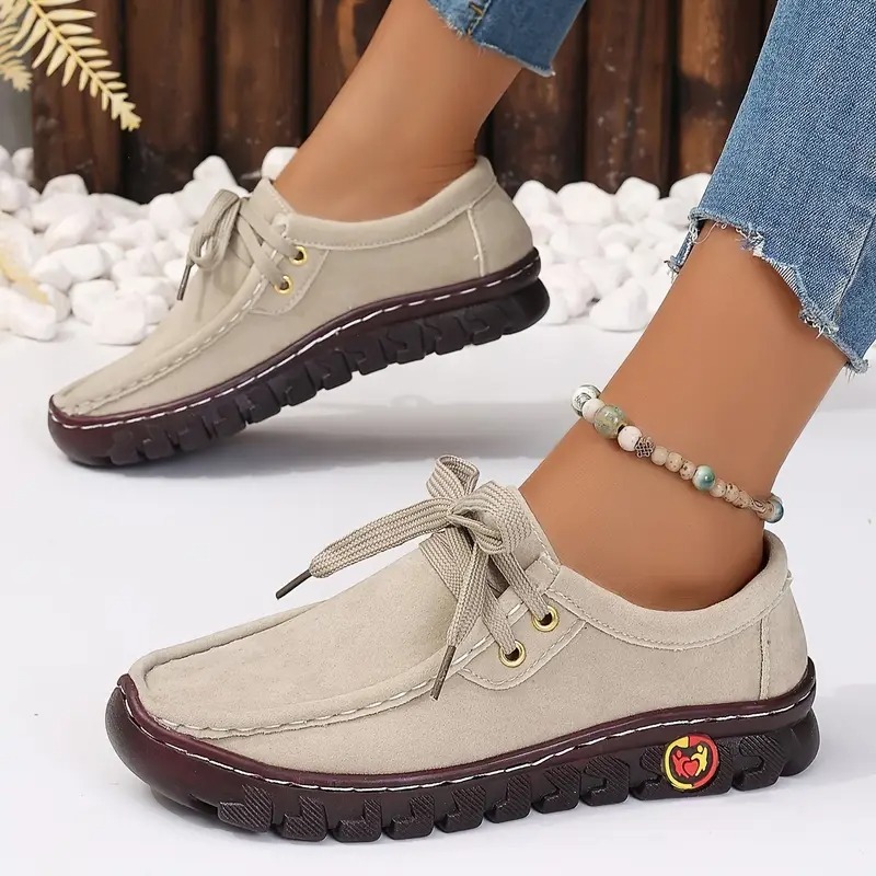 Women's Lightweight Slip-Resistant Flat Shoes