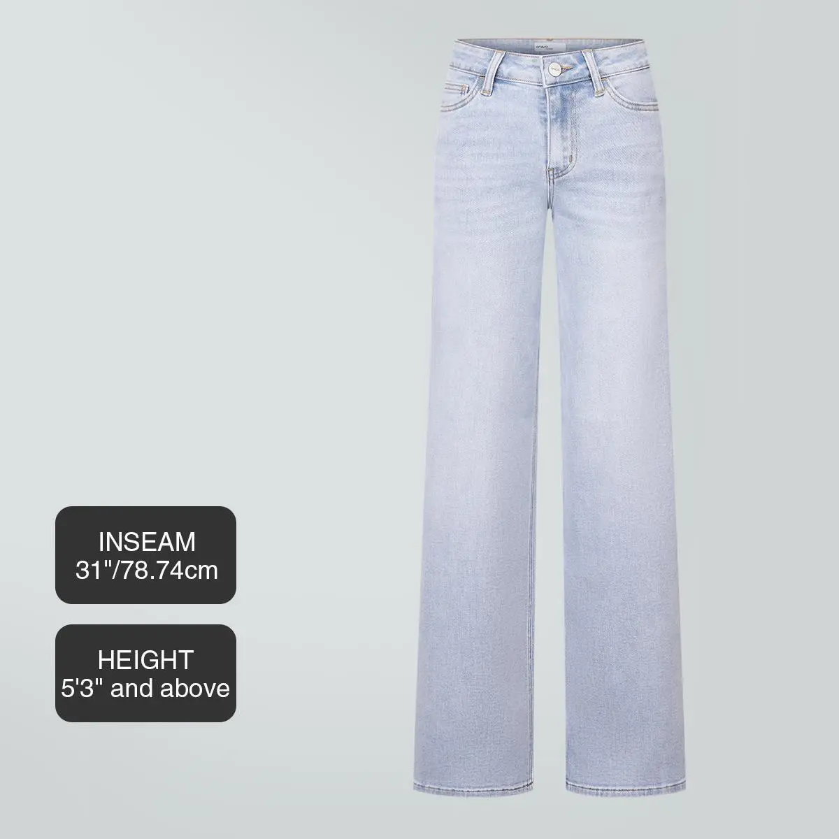 Mid-low Rise Baggy Jeans Stretchy Wide Leg for Women  Lady Basic Minimalist Comfortable Denim Tummy Control Curve Hugging Plus Size Regular Size BBL Spring Fashion Daily Outfits
