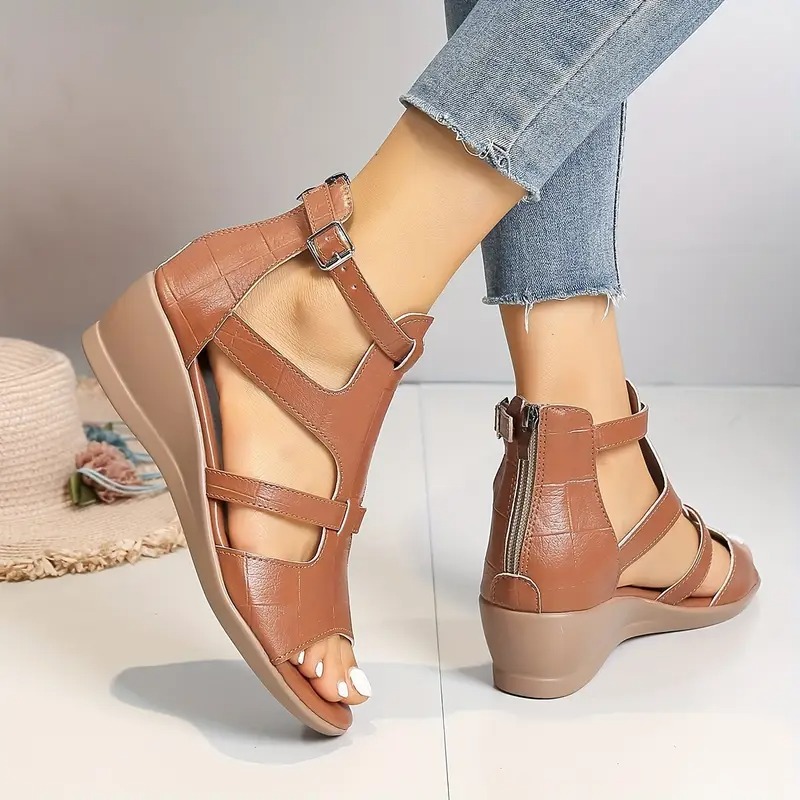 Women's Ankle Strap Roman Sandals