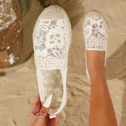 Women's Vacation Straw-Soled Loafers