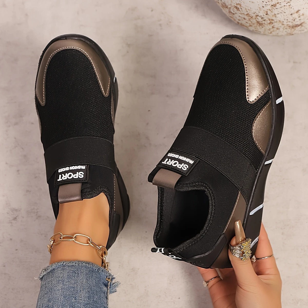 Women's Breathable Slip-On Sneakers