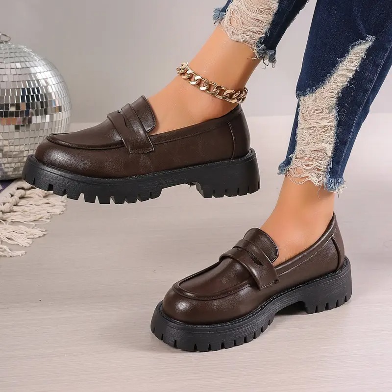 Women's Fabric Lining Loafers