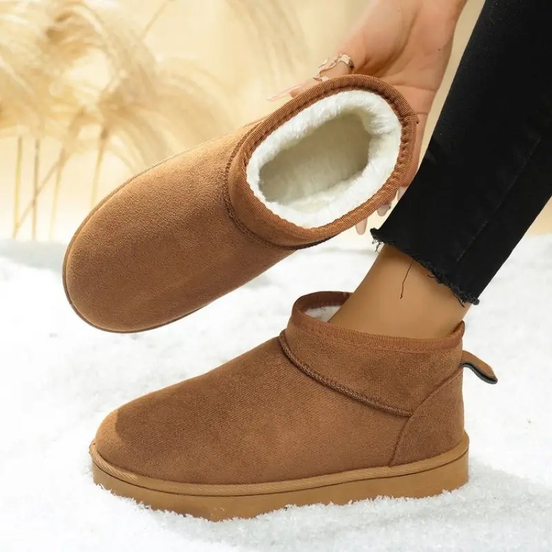 Women's Moccasin Slip-on Snow Boots