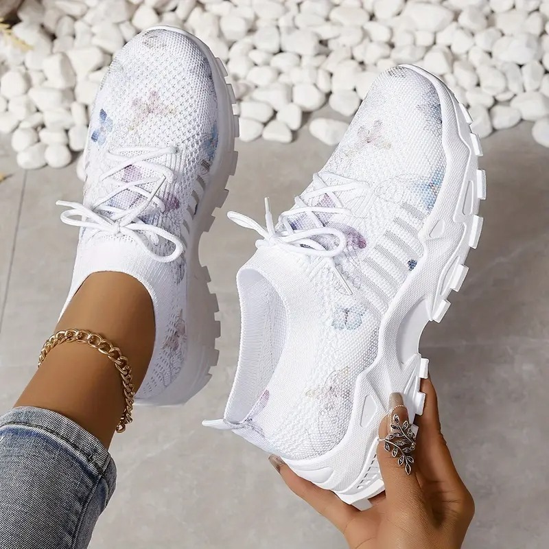 Women's Butterfly Pattern Sneakers