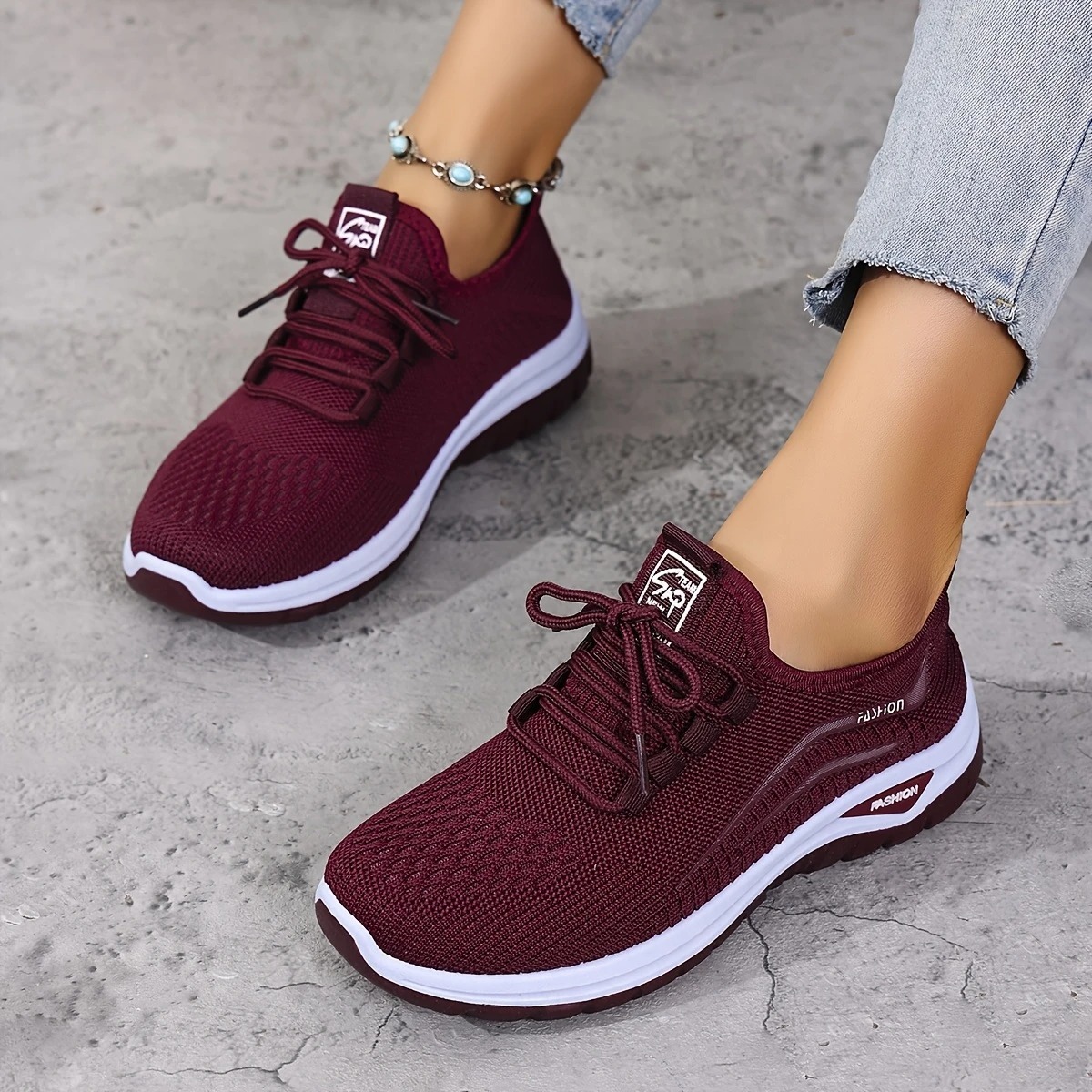 Women's Casual Lace-Up Sneakers