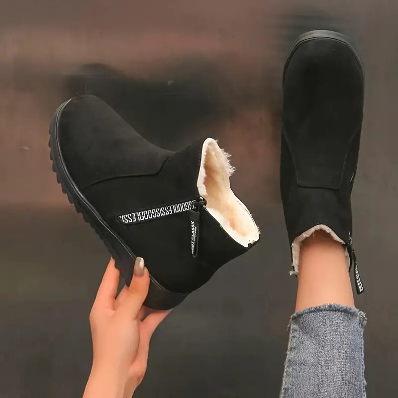 Winter Chic Plush Snow Boots