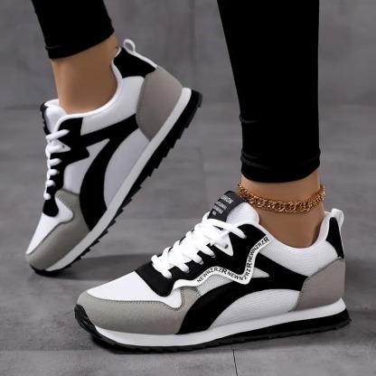 Women's Retro Low-Top Lace-Up Sneakers
