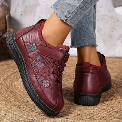 Women's Floral Outdoor Ankle Boots