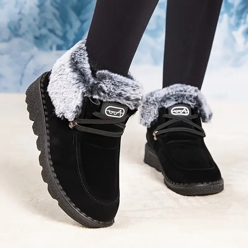 Women's Plush Lined Ankle Boots