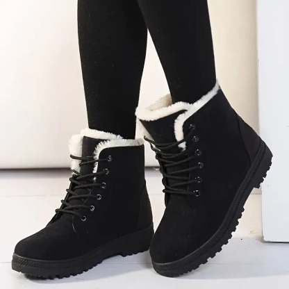 Women's Warm Lace-Up Ankle Boots