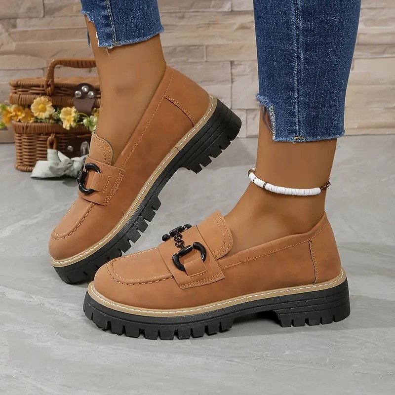 Women's Elegant Thick-soled Loafers