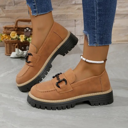 Women's Elegant Thick-soled Loafers