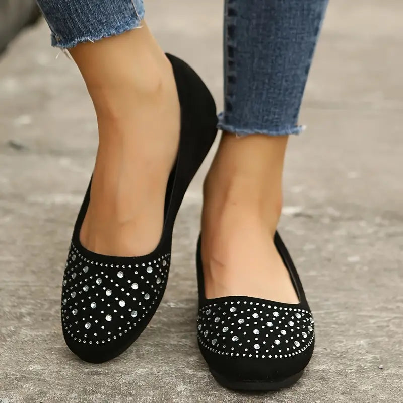 Clearance Sale 60% OFF -Women's Rhinestone Flat Shoes