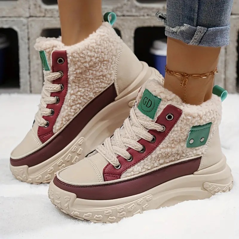 Cozy Fleece-Lined Winter Snow Boots