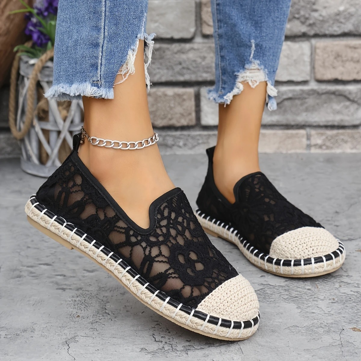 Breathable Mesh Slip-On Loafers