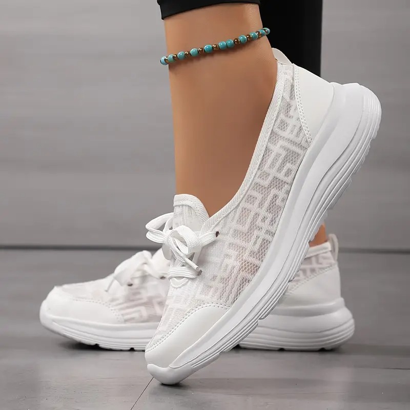 Women's Bottom Slip-on Mesh Loafers