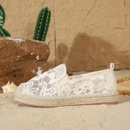 Women's Vacation Straw-Soled Loafers