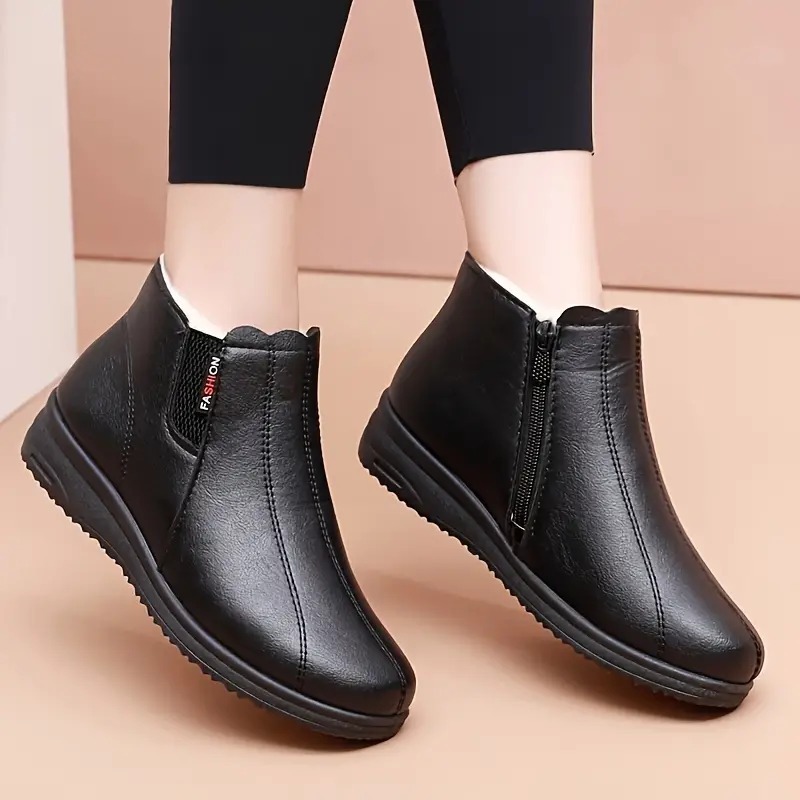 Women's Slip On Fluffy Boots