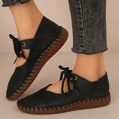 Women's Elegant Lace-Up Mary Jane Shoes