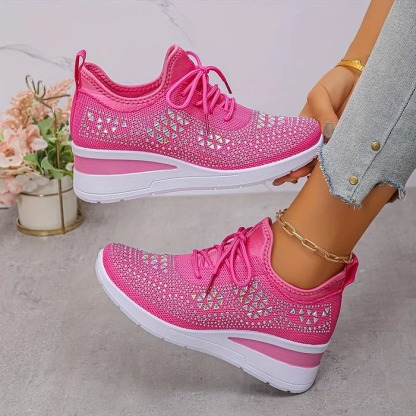 Orthopedic Rhinestones Sneakers