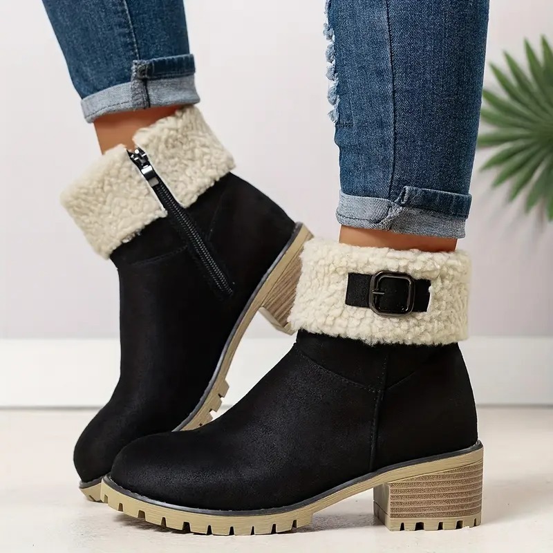 Comfy Lining Warm Ankle Boots