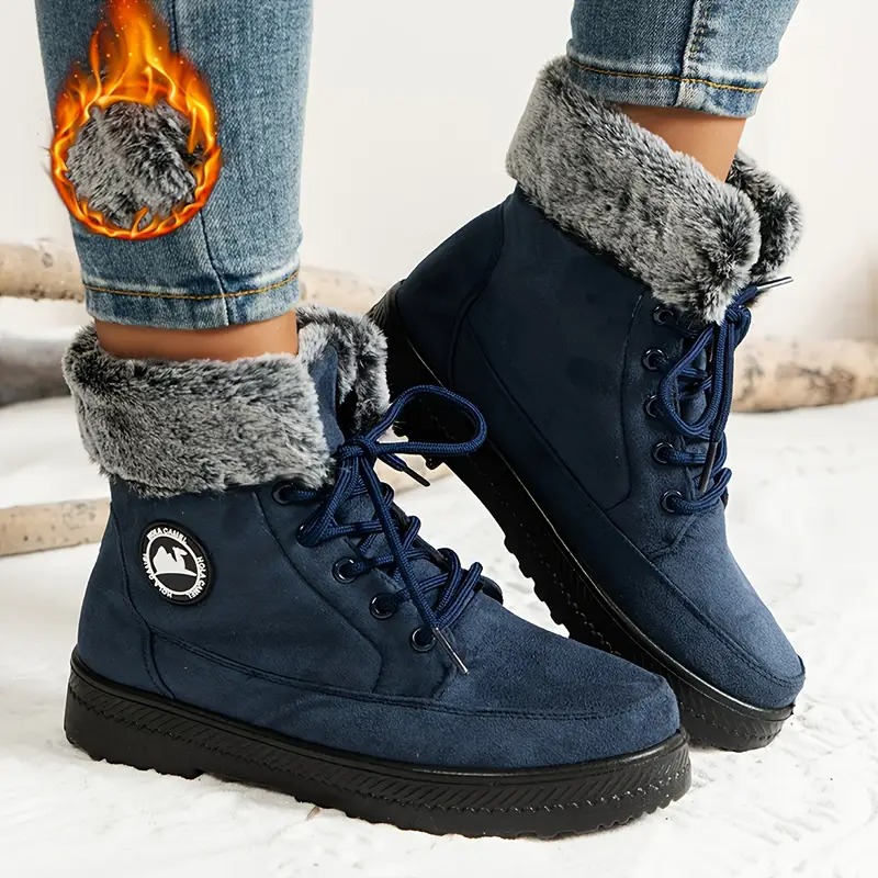 Women's Winter Lace-Up Snow Boots