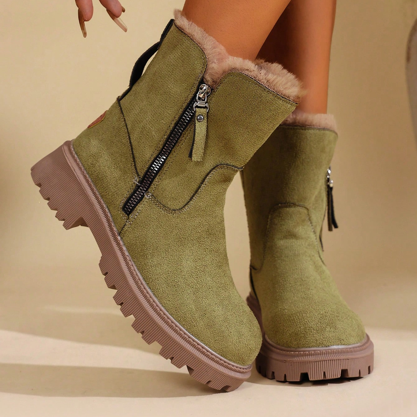 Women's Height-Increasing Snow Boots