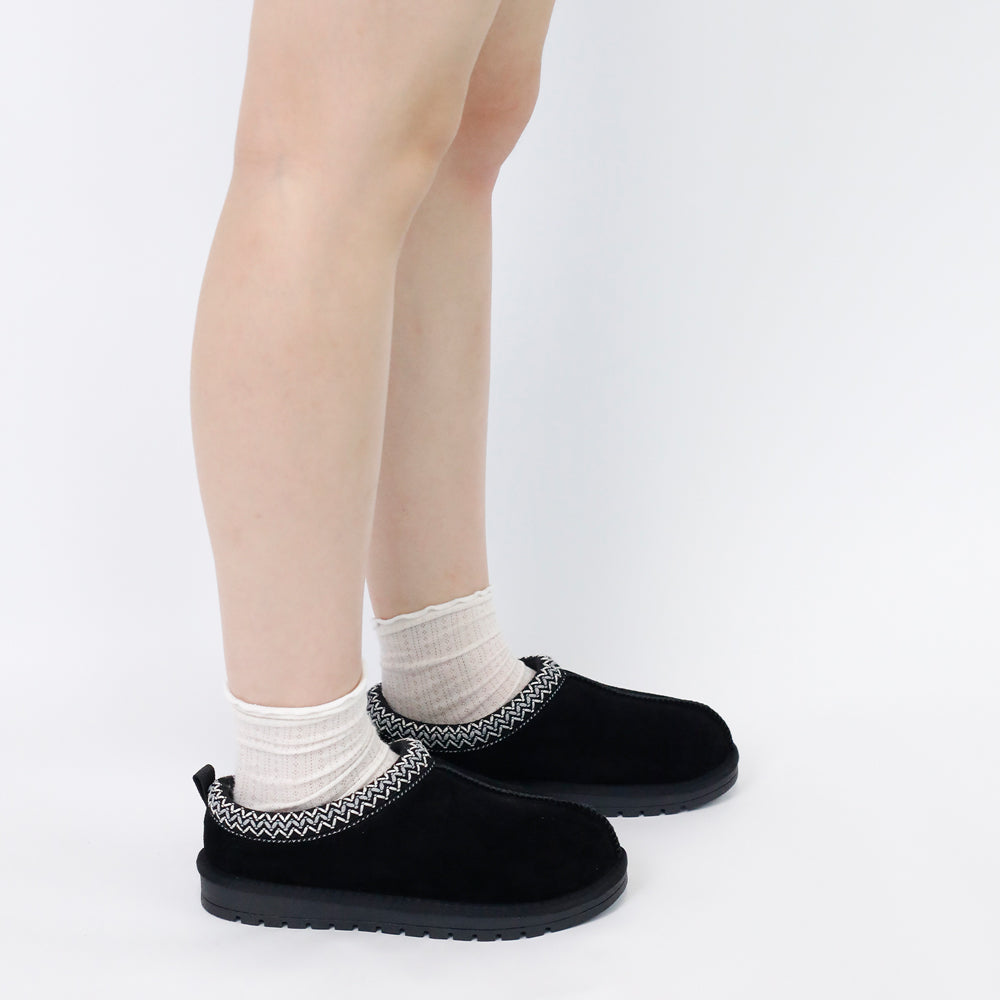 Women's Leather Outdoor Suede Slippers