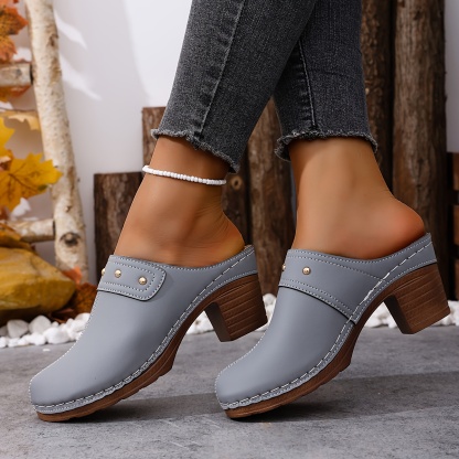 Women's Summer Travel Essentials High Heel Slippers