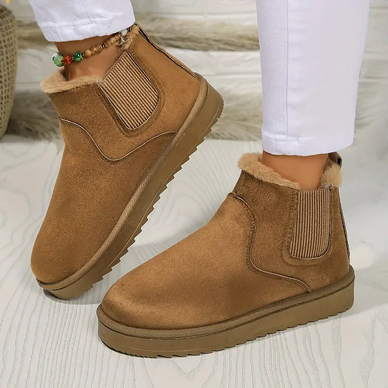 Women's Solid Color Short Boots