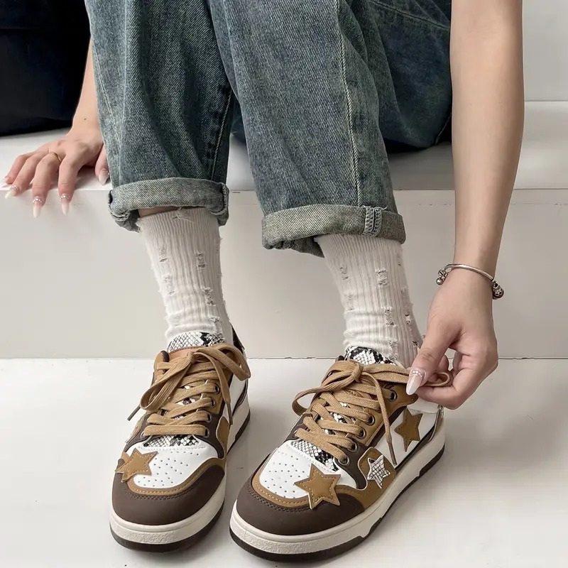 Plus Size Denim Low Top Fashion Canva Shoes