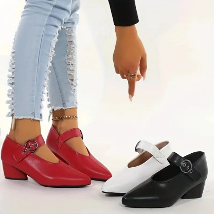 Women's Chunky Mid Heels