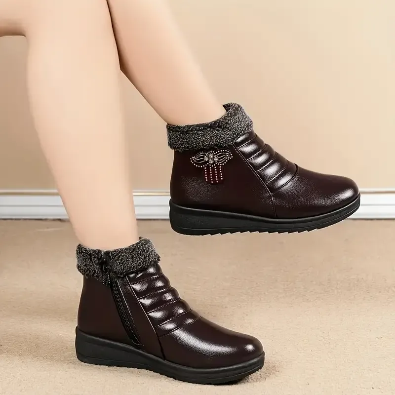 Women's Cozy Fleece-Lined Winter Boots