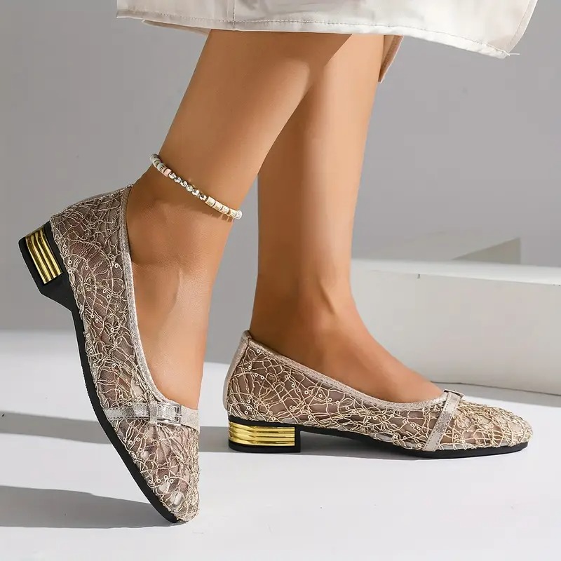 Women's Casual Mesh Lace Loafers