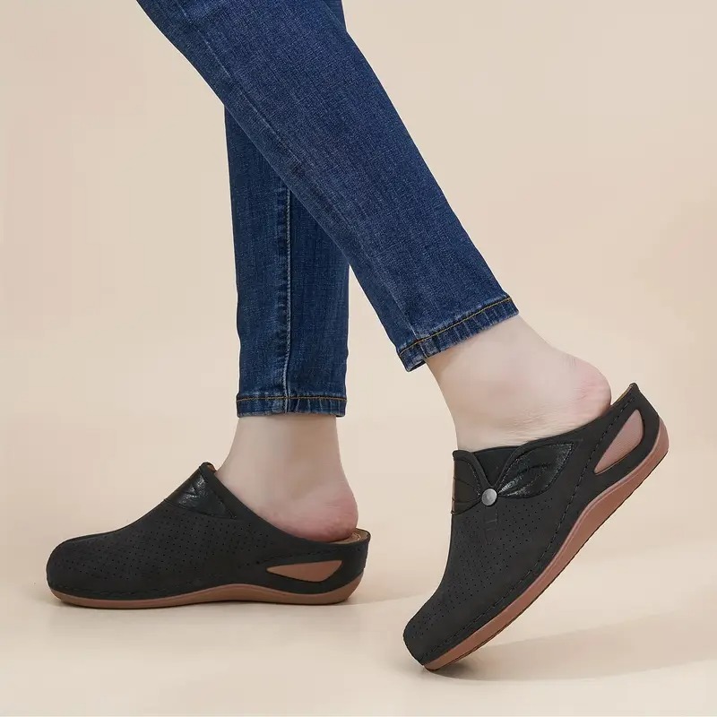 Women's Orthopedic Wedge Mules