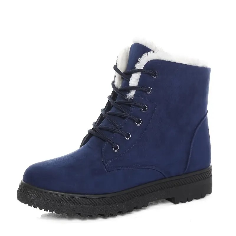 Women's Warm Lace-Up Ankle Boots