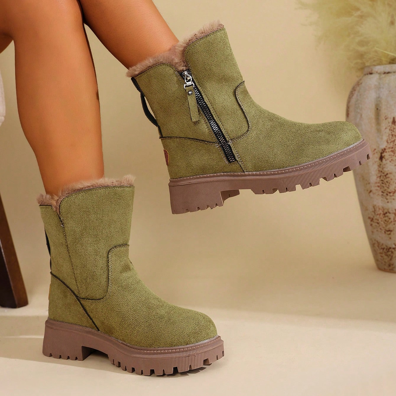 Women's Height-Increasing Snow Boots